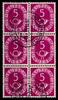 BRD BRD 125 gestempelt im 6er Block MiNr. 125 gestempelt im 6er Block -