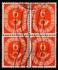 BRD BRD 126 gestempelt im 4er Block MiNr. 126 gestempelt im 4er Block -