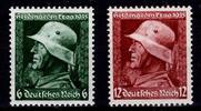 Deutsches Reich Deutsches Reich 569-570y postfrisch Satz, waagerechte Gummiriffelung MiNr. 569-570y postfrisch Satz, waagerechte Gummiriffelung -