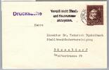 Bund 143 auf Brief Drucksache -