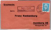 Deutsches Reich 454 auf Brief Landpoststempel Oberschlesien -