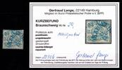 Braunschweig Braunschweig 2 gestempelt Kurzbefund Lange BPP MiNr. 2 gestempelt Kurzbefund Lange BPP -