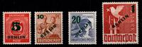 Berlin 64-67 postfrisch geprüft Schlegel BPP MiNr. 64-67 postfrisch geprüft Schlegel BPP