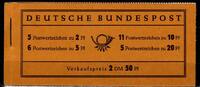 BRD Bund BRD Bund MH 2 d postfrisch stärker aufgefaltet MiNr. MH 2 d postfrisch stärker aufgefaltet -