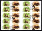 BRD Bund BRD Bund Flb. 2921-2922 gestempelt als Folienblatt 21 mit ESSt Bonn MiNr. Flb. 2921-2922 gestempelt als Folienblatt 21 mit ESSt -