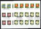 BRD Bund BRD Bund 3481-3484 gestempelt Folienblatt 88a, 89a, 90a und 91aI, je ET-O MiNr. 3481-3484 gestempelt Folienblatt 88a, 89a, 90a u -