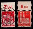 All. Besetzung Bizone All. Besetzung Bizone 86, 88 Oberrand X B Br gestempelt Bauten MiNr. 86, 88 Oberrand X B Br gestempelt Bauten -