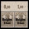 Deutsche Besetzung 1. WK Belgien Deutsche Besetzung 1. WK Belgien 10 P OR postfrisch als Paar MiNr. 10 P OR postfrisch als Paar -