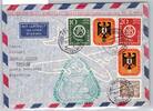 Berlin 136-137, 138-139 u.a. auf Brief Lufthansa Erstflug -