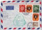 Berlin 136-137, 138-139 u.a. auf Brief Lufthansa Erstflug -