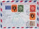 Berlin 136-137, 138-139 u.a. auf Brief Lufthansa Erstflug -
