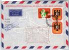 Berlin 136-137 u.a. auf Brief Lufthansa Erstflug -