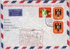 Berlin 136-137 u.a. auf Brief Lufthansa Erstflug -