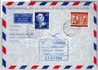 Berlin 125, 128 auf Brief Lufthansa Erstflug -