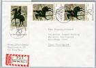 BRD Bund 987 auf Brief Einschreiben -
