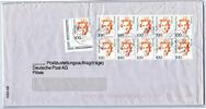 BRD Bund 1955 auf Brief Postzustellungsauftrag -