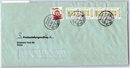 BRD Bund 1679, 1691 auf Brief Postzustellungsauftrag -