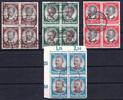 Deutsches Reich Deutsches Reich 540-543 gestempelt als 4er Block MiNr. 540-543 gestempelt als 4er Block -