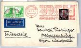 Deutsches Reich Freistempler auf Brief Ostropa Ausstellung -
