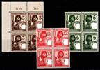 Deutsches Reich Deutsches Reich 643-645 postfrisch als 4er Block MiNr. 643-645 postfrisch als 4er Block -