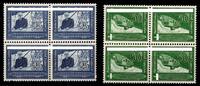 Deutsches Reich Deutsches Reich 669-670 postfrisch als 4er Block, 669 1x Zahnfehler MiNr. 669-670 postfrisch als 4er Block, 669 1x Zahnfehler -