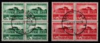 Deutsches Reich Deutsches Reich 673-674 gestempelt Braunschweig als 4er Block MiNr. 673-674 gestempelt Braunschweig als 4er Block -