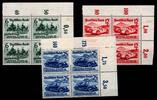Deutsches Reich Deutsches Reich 695-697 postfrisch 4er Eckrandblock, Falz im Rand MiNr. 695-697 postfrisch 4er Eckrandblock, Falz im Rand -