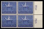 Deutsches Reich Deutsches Reich 698 postfrisch als 4er Block vom Oberrand MiNr. 698 postfrisch als 4er Block vom Oberrand -