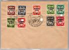 Deutsches Reich 716-724 auf Brief Sammlerbrief Stempel Tag der Befreiung -