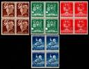 Deutsches Reich Deutsches Reich 766-771 postfrisch als 4er Block MiNr. 766-771 postfrisch als 4er Block -