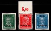 Deutsches Reich Deutsches Reich 407-409 postfrisch MiNr. 407-409 postfrisch -