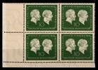 BRD Bund BRD Bund 197 postfrisch als 4er Block vom Eckrand MiNr. 197 postfrisch als 4er Block vom Eckrand -