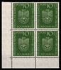 BRD Bund BRD Bund 163 postfrisch als 4er Block vom Eckrand MiNr. 163 postfrisch als 4er Block vom Eckrand -