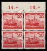 BRD Bund BRD Bund 152 postfrisch als 4er Block vom Oberrand MiNr. 152 postfrisch als 4er Block vom Oberrand -