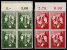 BRD Bund BRD Bund 153-154 postfrisch als 4er Block vom Oberrand MiNr. 153-154 postfrisch als 4er Block vom Oberrand -