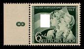 Deutsches Reich Deutsches Reich 843 postfrisch vom Unterrand MiNr. 843 postfrisch vom Unterrand -