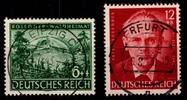 Deutsches Reich Deutsches Reich 855-856 gestempelt mit Vollstempeln MiNr. 855-856 gestempelt mit Vollstempeln -