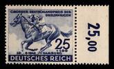 Deutsches Reich Deutsches Reich 814 postfrisch vom Oberrrand MiNr. 814 postfrisch vom Oberrrand -