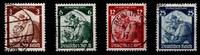 Deutsches Reich 565-568 gestempelt -
