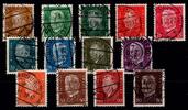 Deutsches Reich 410-422 gestempelt -