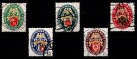 Deutsches Reich 430-434 gestempelt -