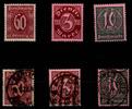 Deutsches Reich Dienstmarken D 66-68 ** postfrisch und gestempelt -