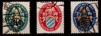 Deutsches Reich 375-377 gestempelt -