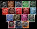Deutsches Reich Deutsches Reich 512-528 gestempelt MiNr. 512-528 gestempelt -