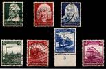 Deutsches Reich Deutsches Reich 573-575, 580-583 gestempelt MiNr. 573-575, 580-583 gestempelt -