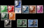 Deutsches Reich Deutsches Reich 529-539 gestempelt MiNr. 529-539 gestempelt -