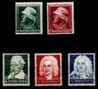Deutsches Reich Deutsches Reich 569-570, 573-575 mit Falz MiNr. 569-570, 573-575 mit Falz -