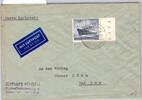 Berlin 127 auf Brief als Einzelfrankatur Luftpost -