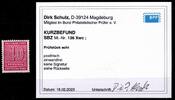 SBZ 136 X wc postfrisch Kurzbefund Schulz BPP MiNr. 136 X wc postfrisch Kurzbefund Schulz BPP