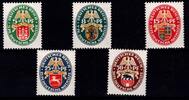 Deutsches Reich Deutsches Reich 425-429 postfrisch MiNr. 425-429 postfrisch -